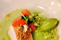 „Seesaibling mild gebeizt" - Präsentation und Zubereitung vor Ort