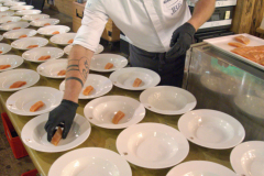 „Seesaibling mild gebeizt" - Präsentation und Zubereitung vor Ort