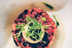 „Tartar vom Uriarind" - Präsentation und Zubereitung vor Ort