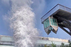 Outdoor Technorama-Park: Größter "Wassertropfen" der Welt in Aktion