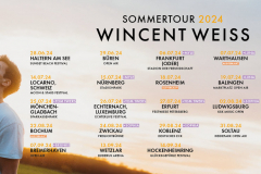 Wincent  Weiss Veranstaltungsplakat