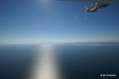 Blick über den Bodensee Richtung Schweiz