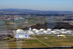 Das Zeppelin Flugfeld mit Hangar